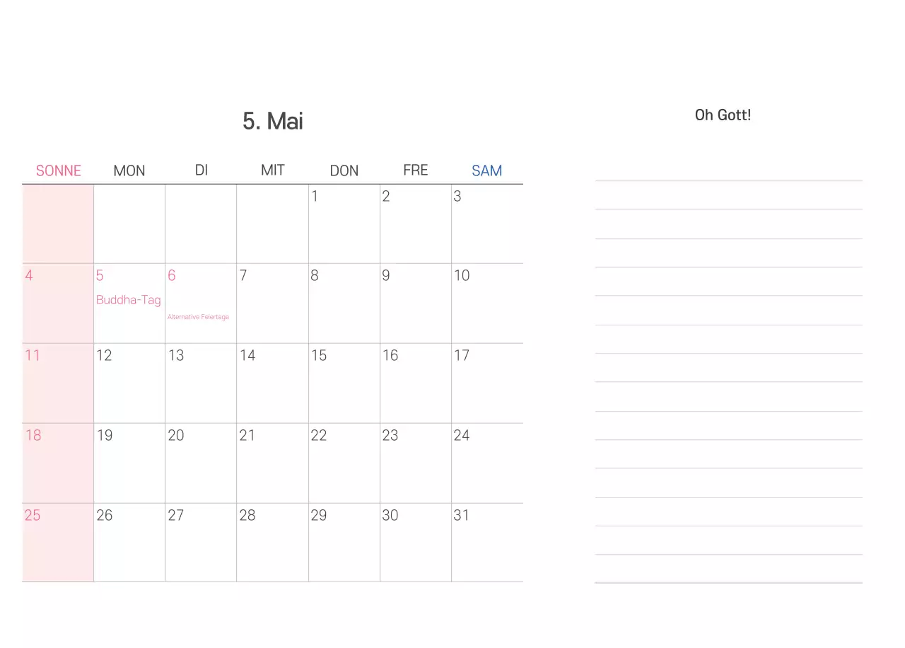 Pastell saubere Illustration Kirche