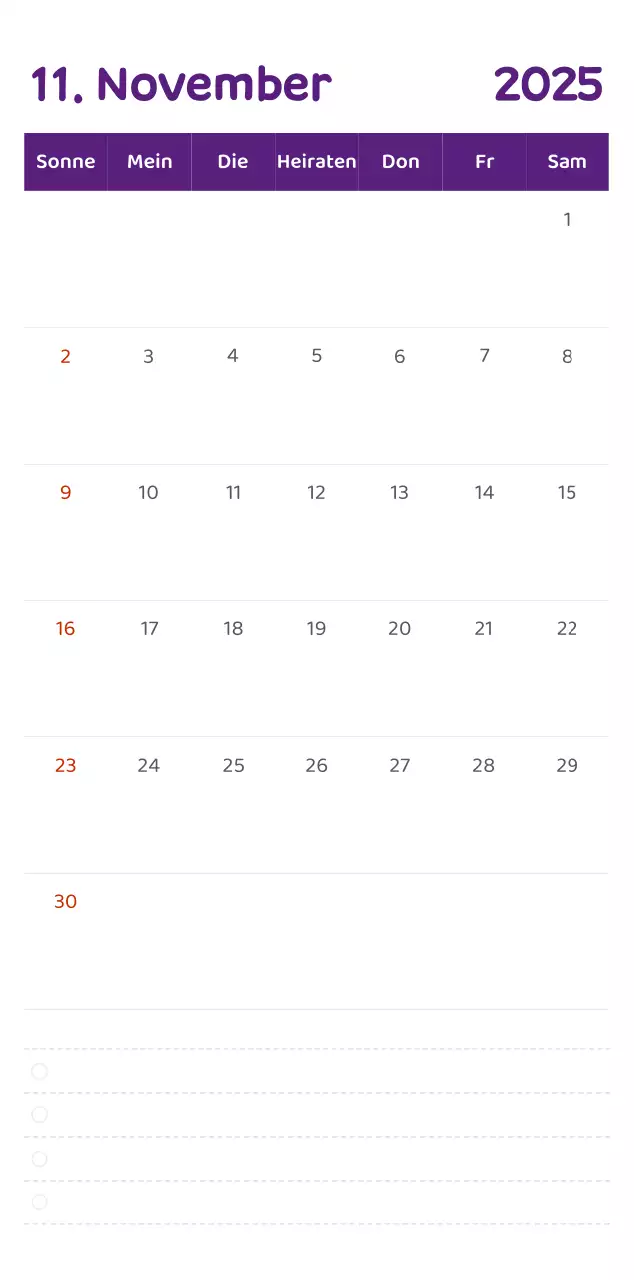 Kalender mit farbenfrohen und emotionalen Illustrationen