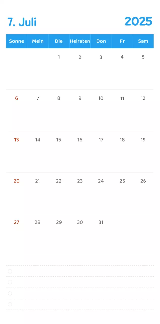 Kalender mit farbenfrohen und emotionalen Illustrationen