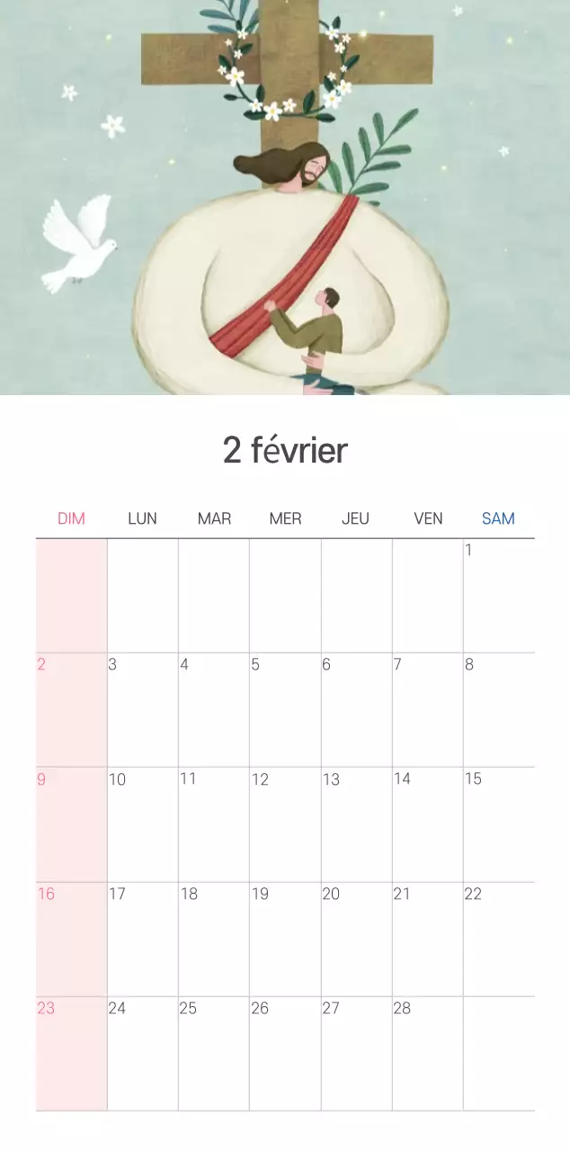 Illustration pastel de l'église