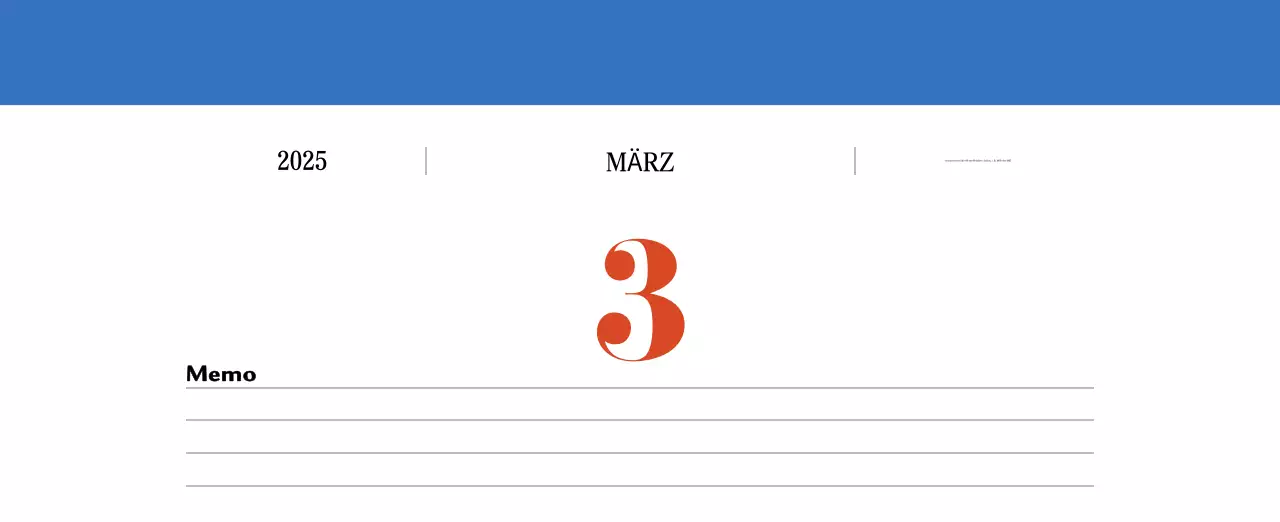 Retro-Konzept Erinnerungskalender in rot