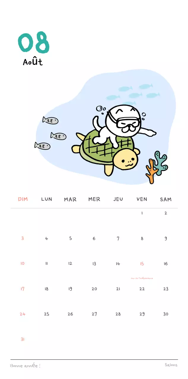 Calendrier journalier en ivoire