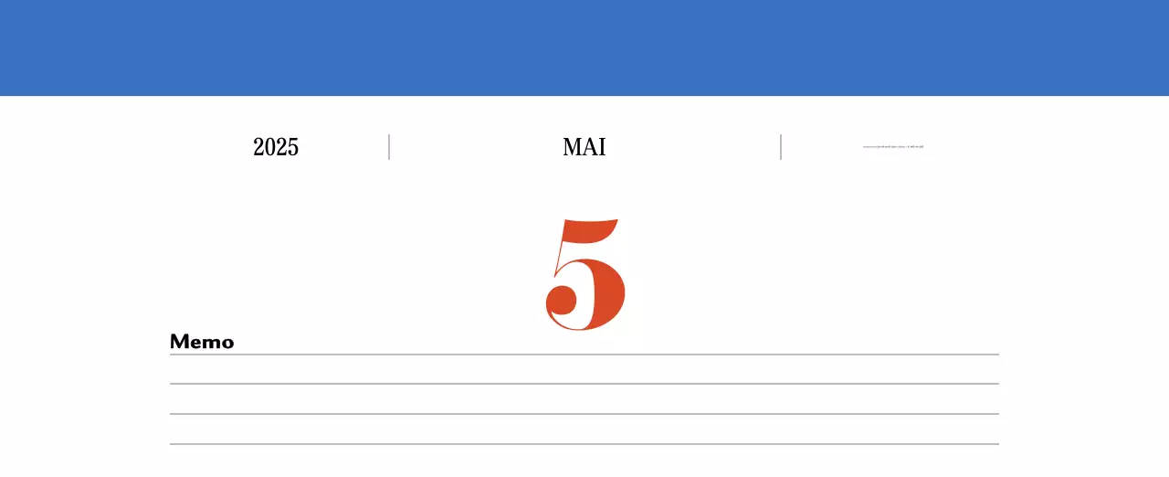 Retro-Konzept Erinnerungskalender in rot