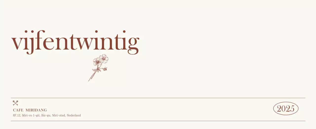 Promote Beige Vintage Café