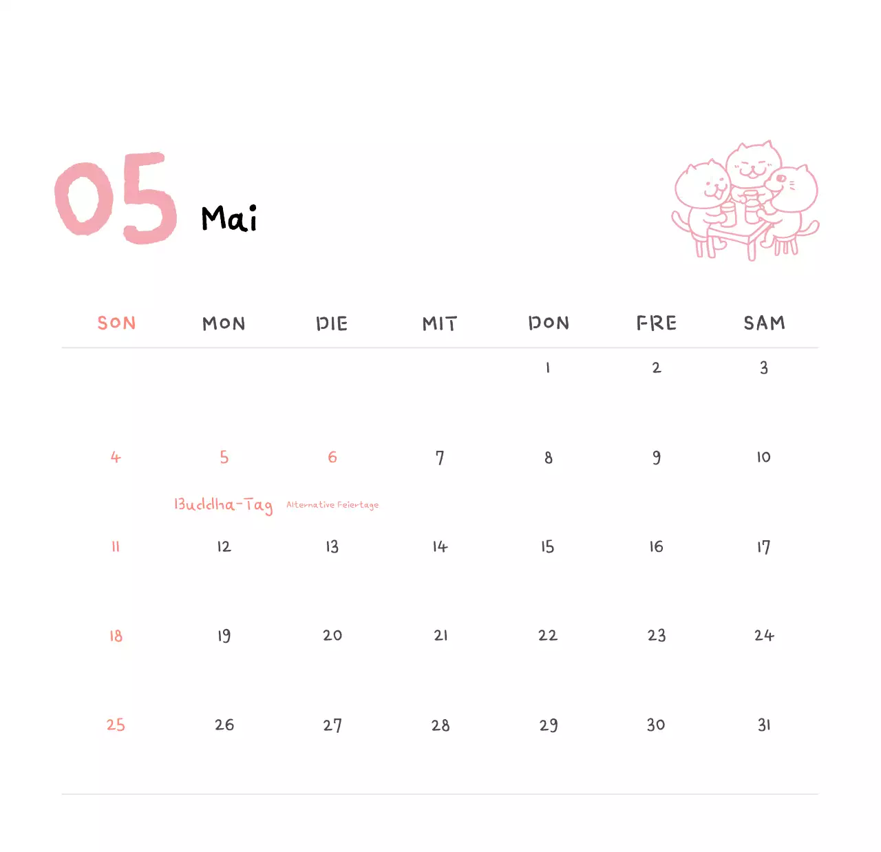 Tageskalender aus Elfenbein