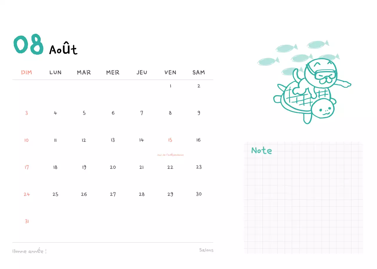 Calendrier journalier en ivoire