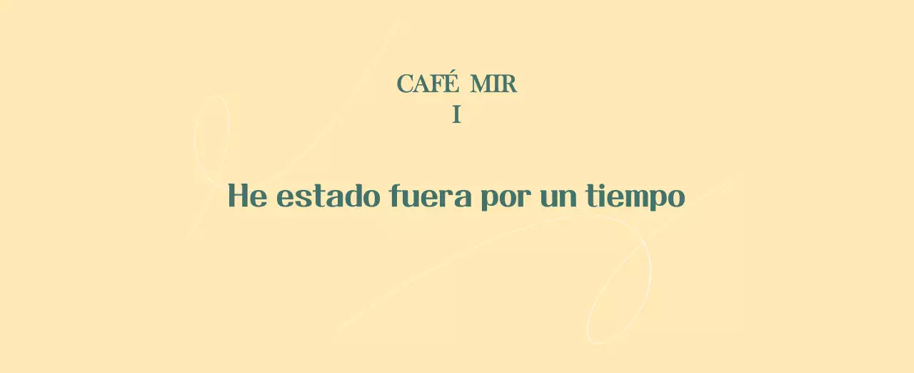 Un moderno calendario de cafeterías con recomendaciones para la bebida del mes