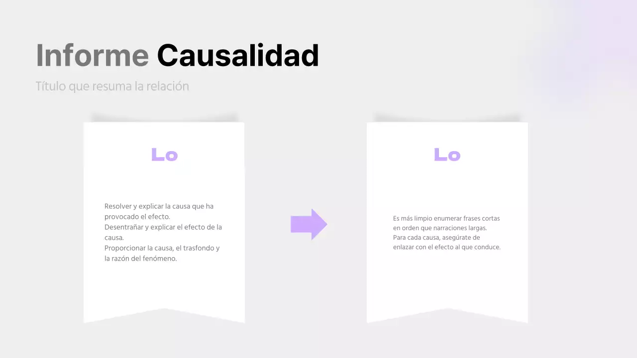 Un sencillo reportaje en malva y gris