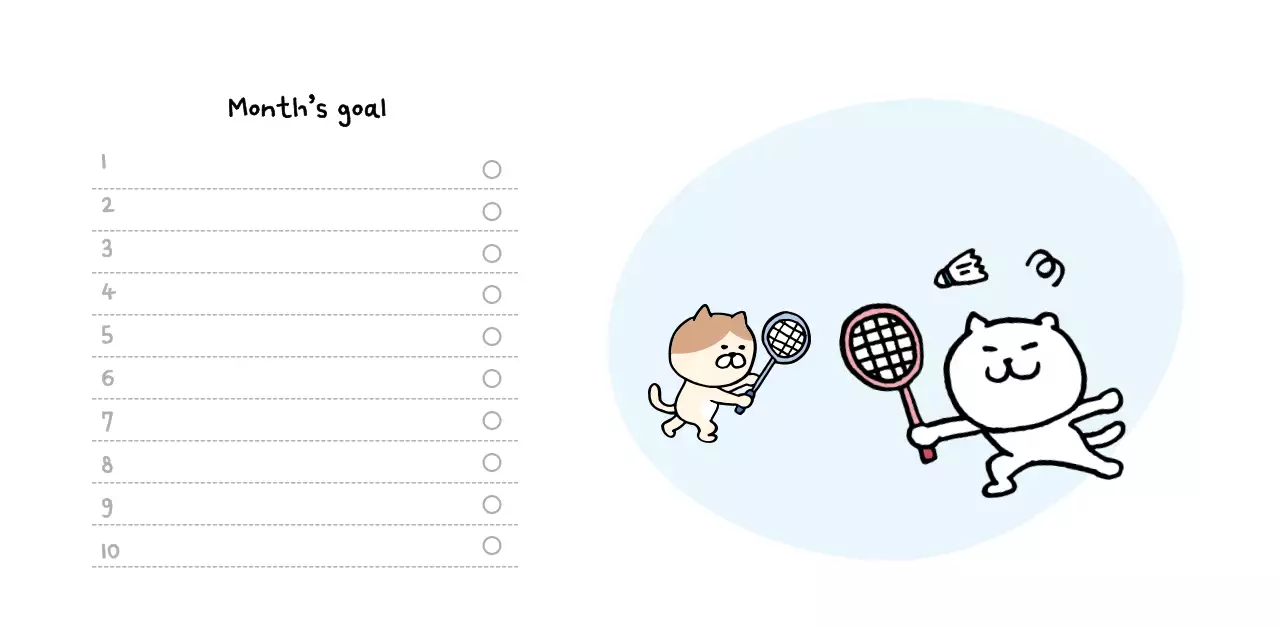 アイボリーのかわいらしい日めくりカレンダー