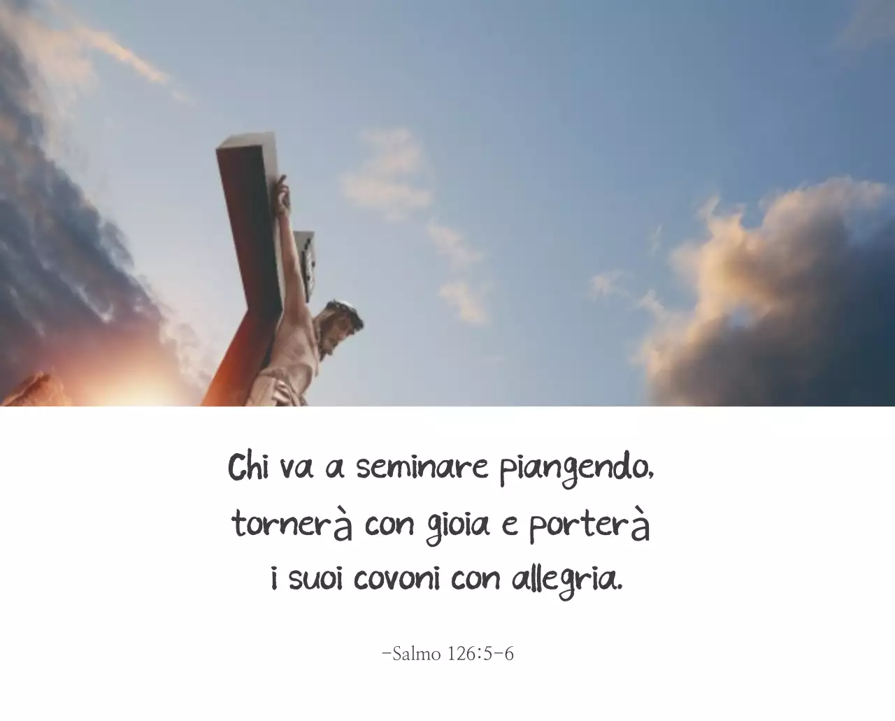 Promozione della chiesa biblica in calligrafia semplice