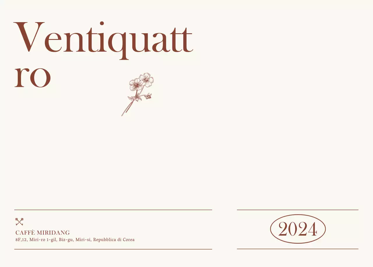 Layout fotografico di un caffè emozionale in beige e marrone