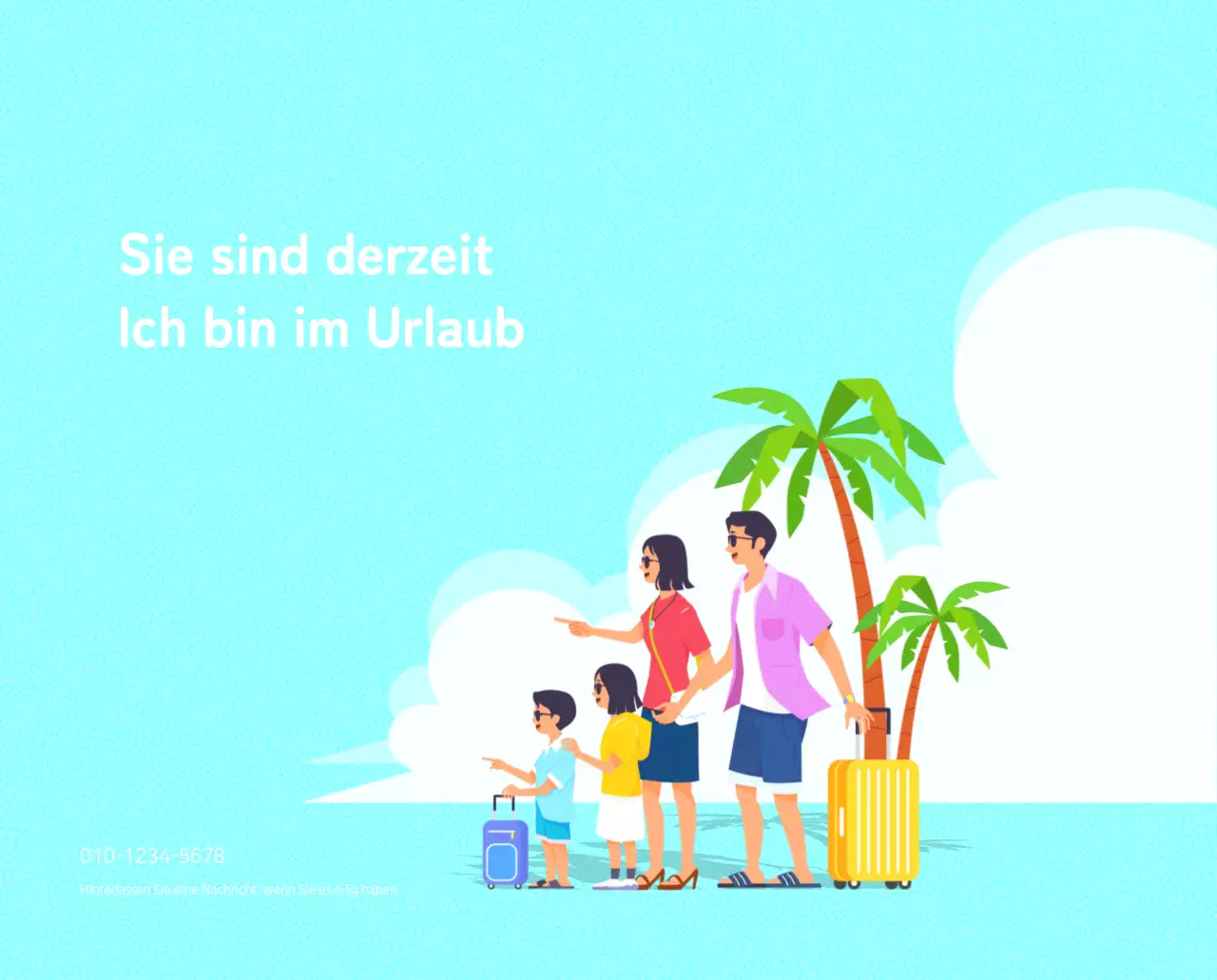 Mehrfarbige Familie Illustration Konzept