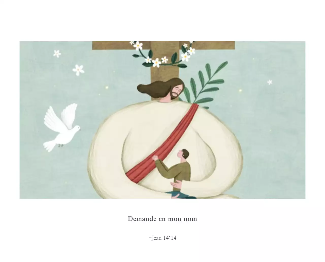 Illustration pastel de l'église