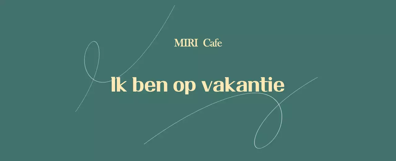 Een moderne cafékalender met aanbevelingen voor de drank van de maand