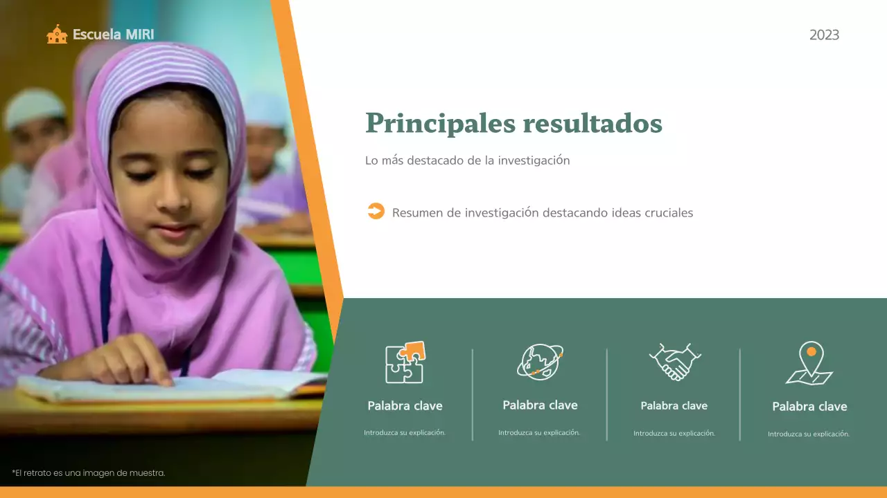 clase de educación moderna ecológica