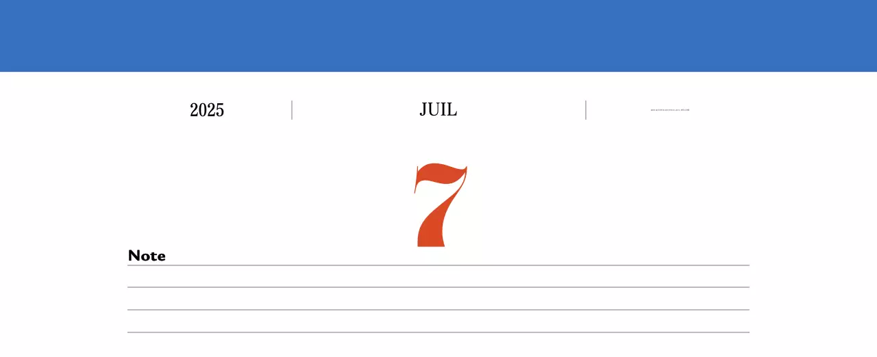 Calendrier de mémoire rétro en rouge