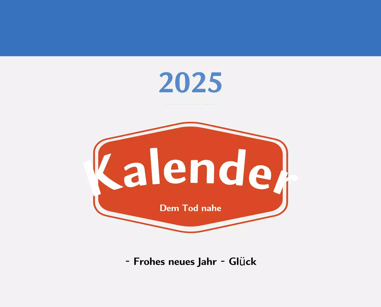 Retro-Konzept Erinnerungskalender in rot