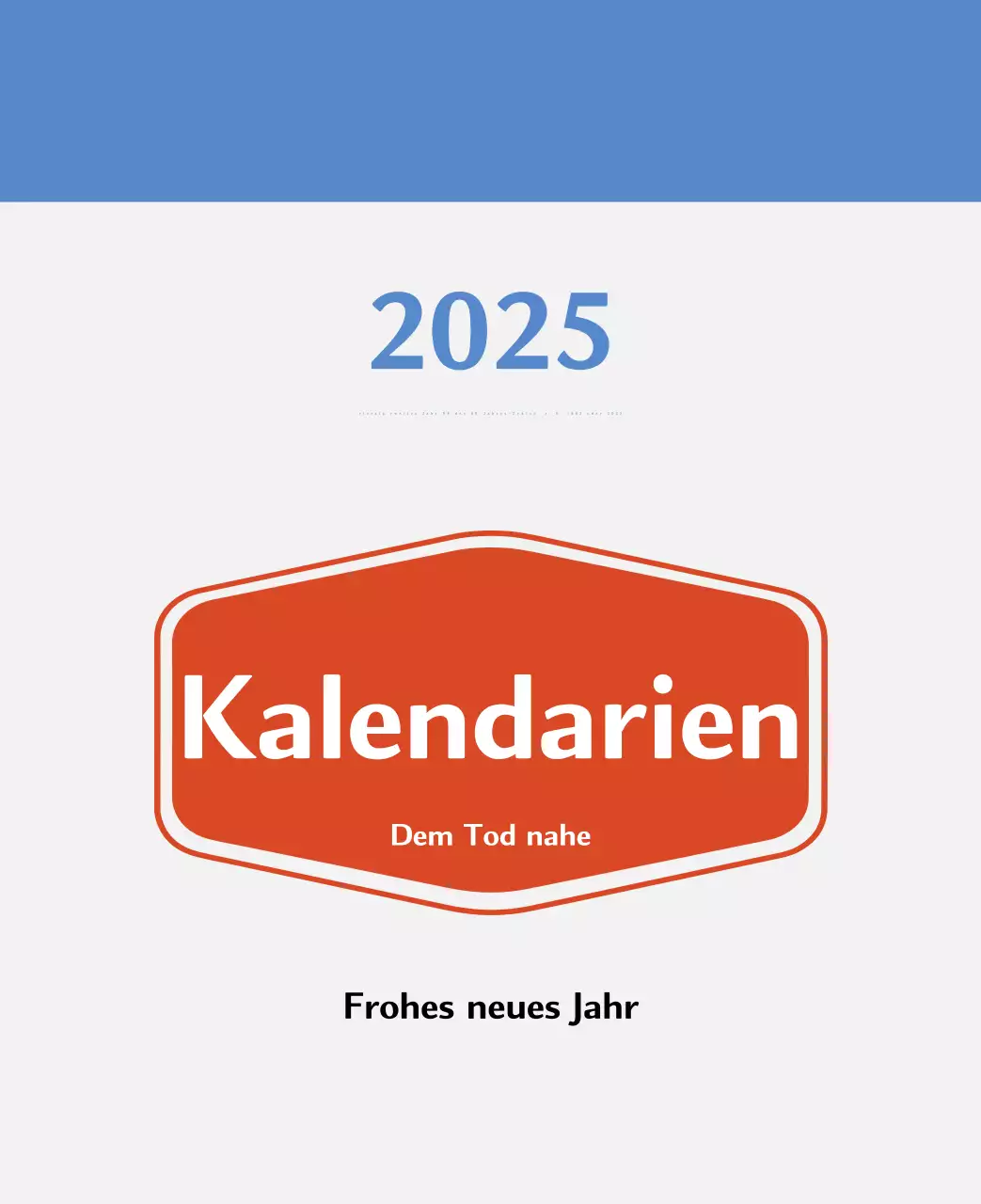 Retro-Konzept Erinnerungskalender in rot