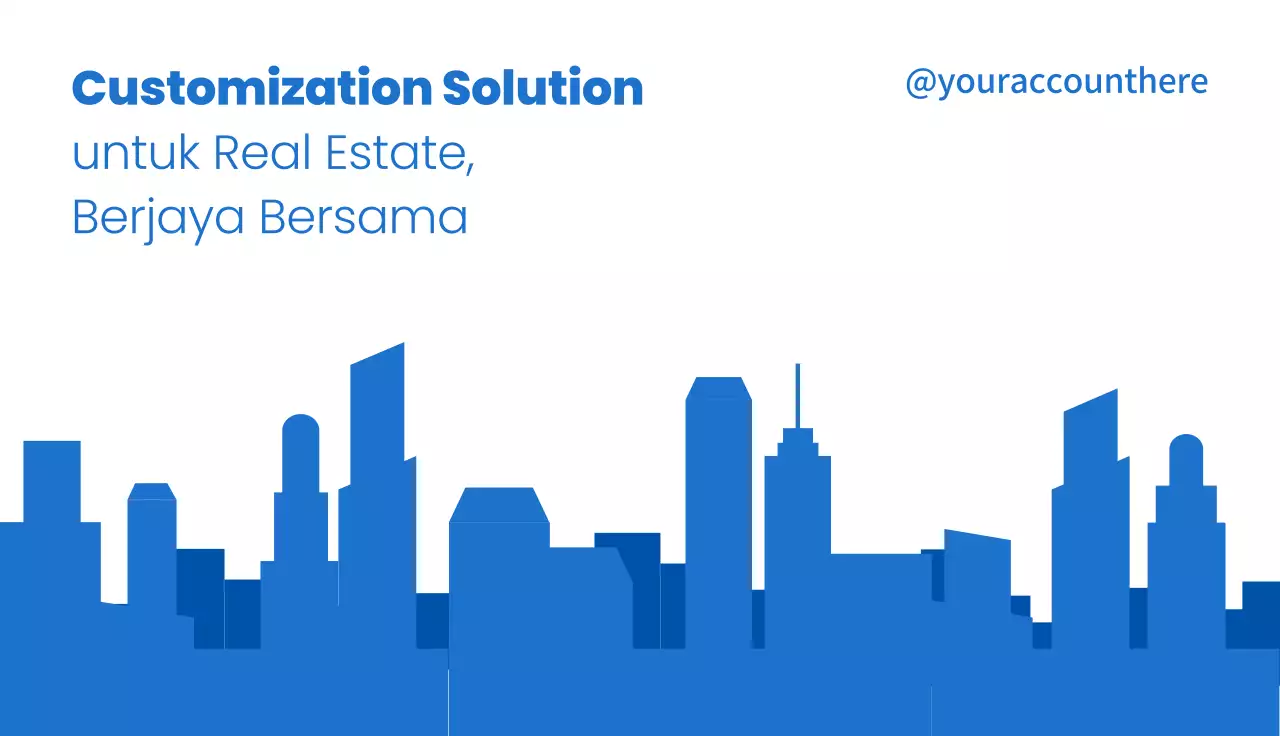 Blue Minimal Business Card