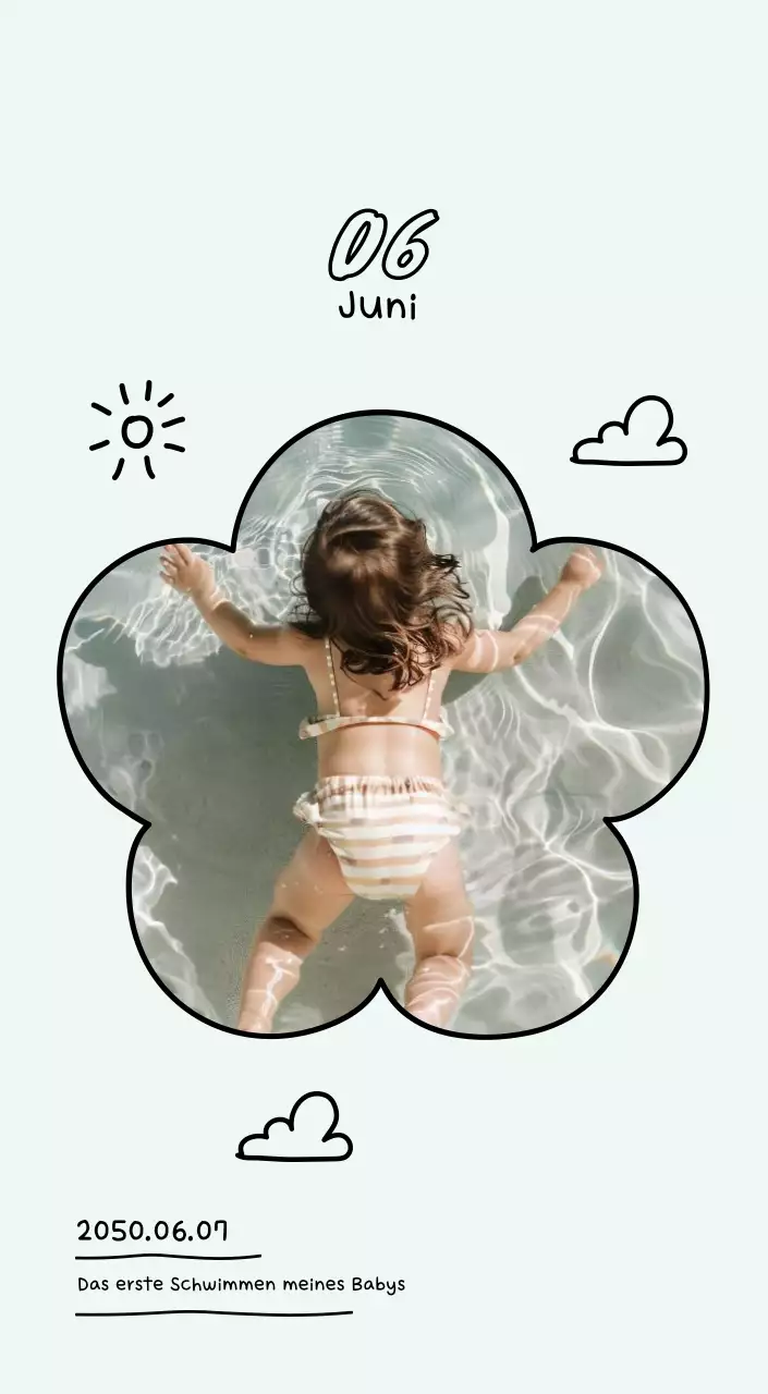 Niedlicher Fotokalender