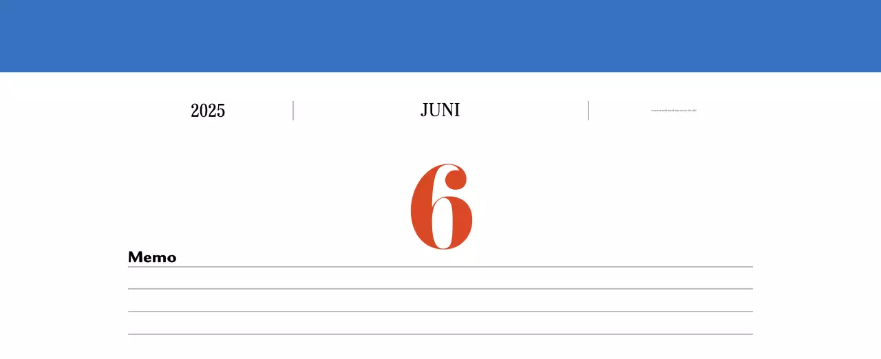 Retro concept memory kalender in rood