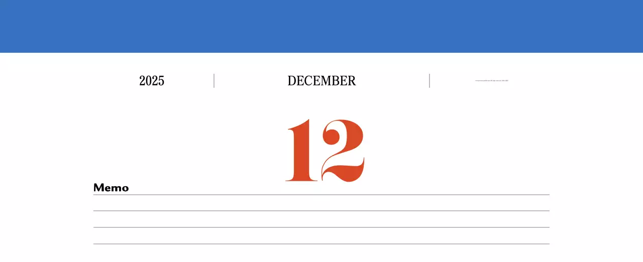 Retro concept memory kalender in rood