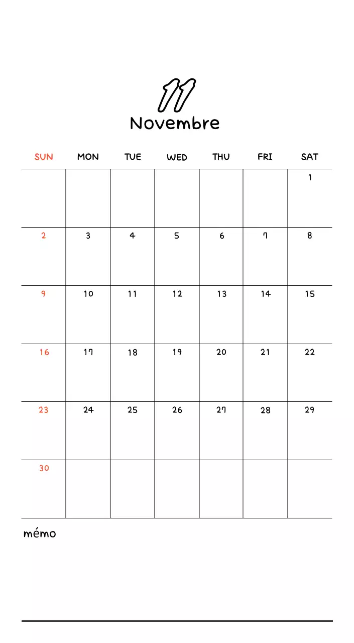 Calendrier photo mignon