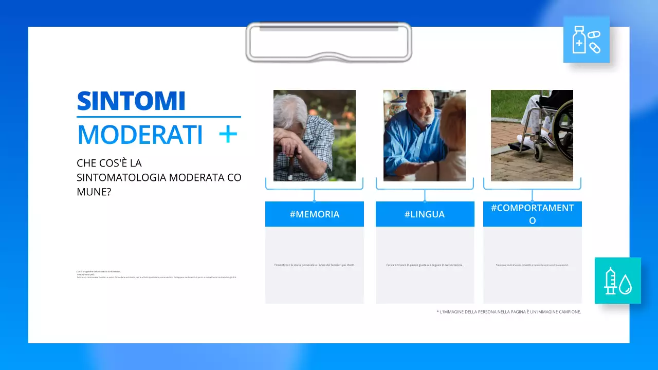 guida professionale blu alla malattia di alzheimers