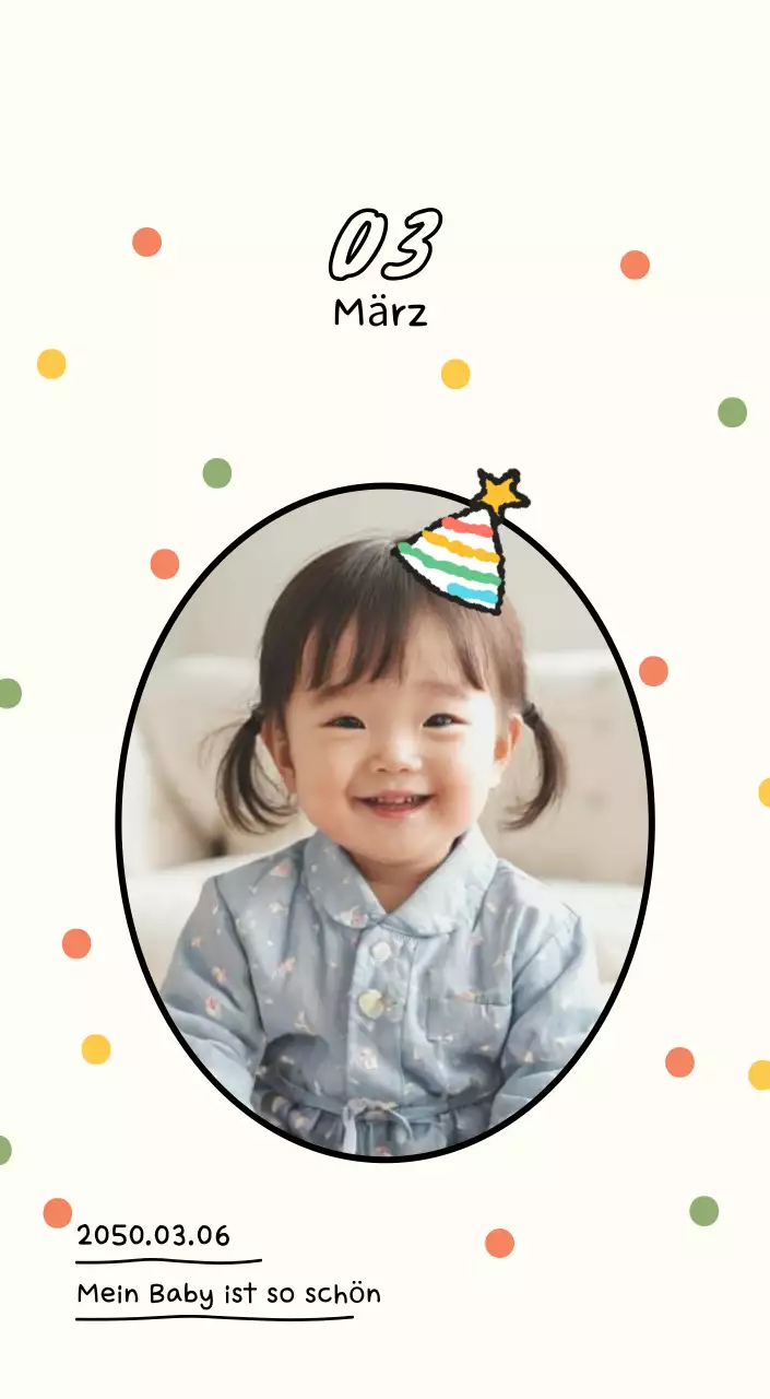 Niedlicher Fotokalender