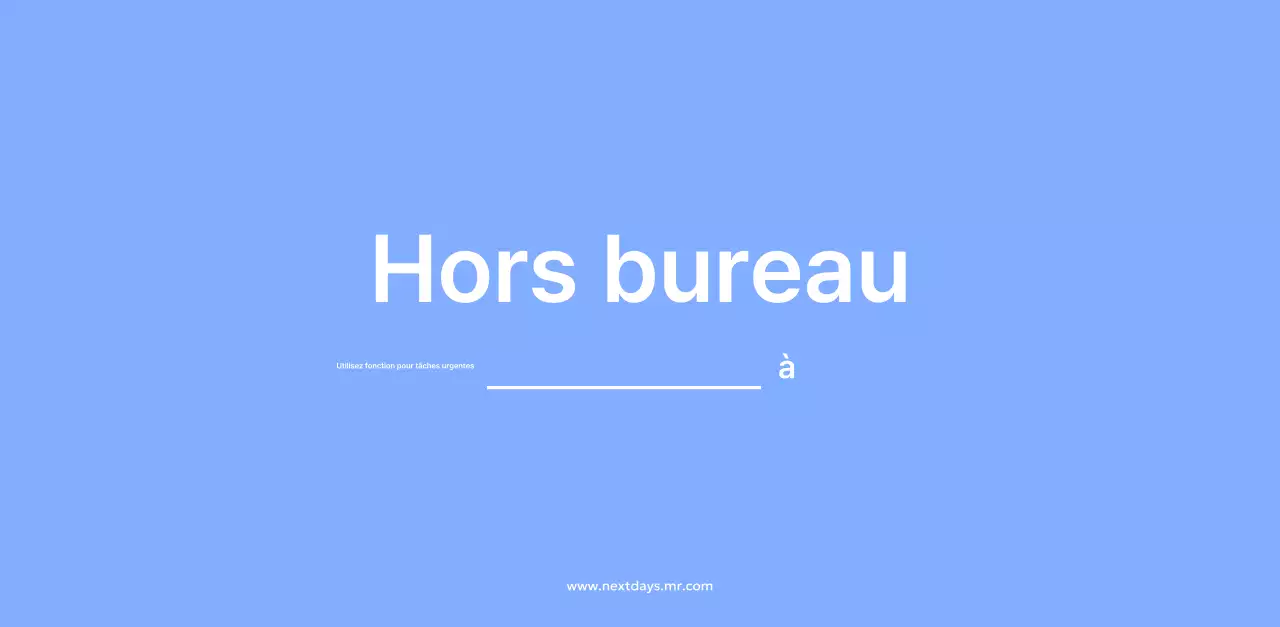 Calendrier photo de suivi des objectifs avec une touche de bleu