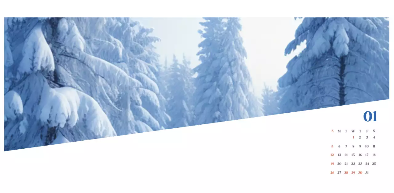 Blauer moderner Krankenhauskalender