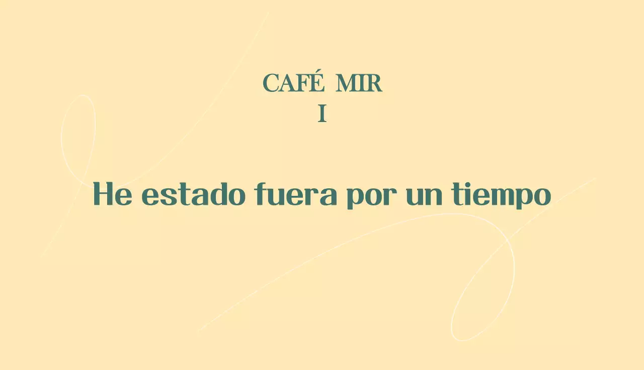 Un moderno calendario de cafeterías con recomendaciones para la bebida del mes