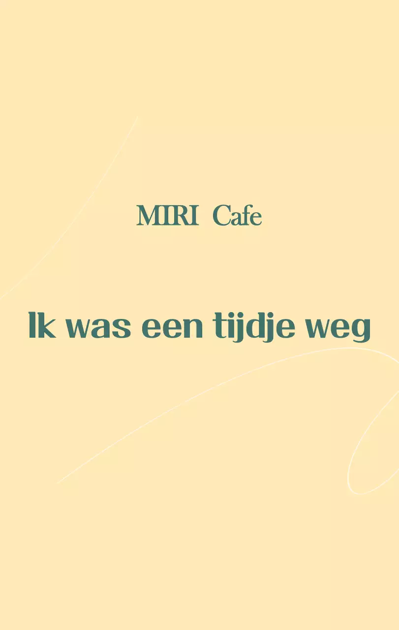 Een moderne cafékalender met aanbevelingen voor de drank van de maand