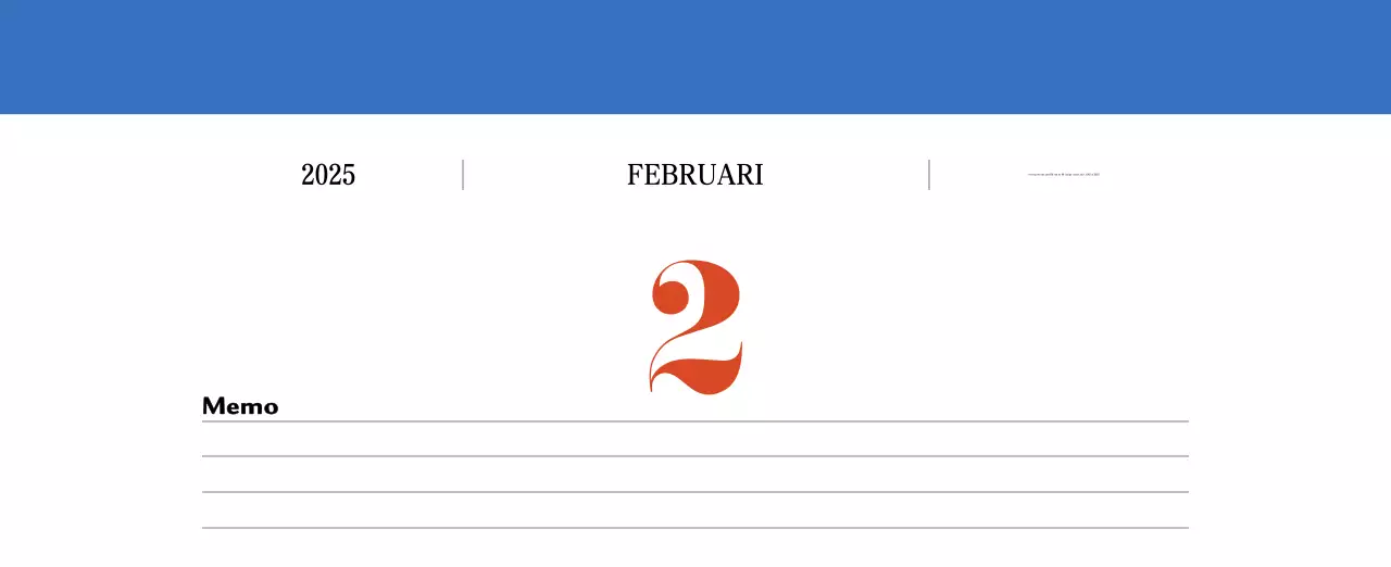 Retro concept memory kalender in rood