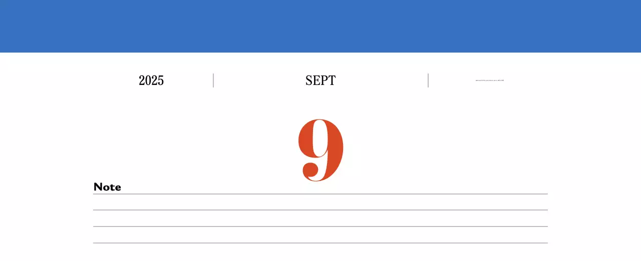 Calendrier de mémoire rétro en rouge