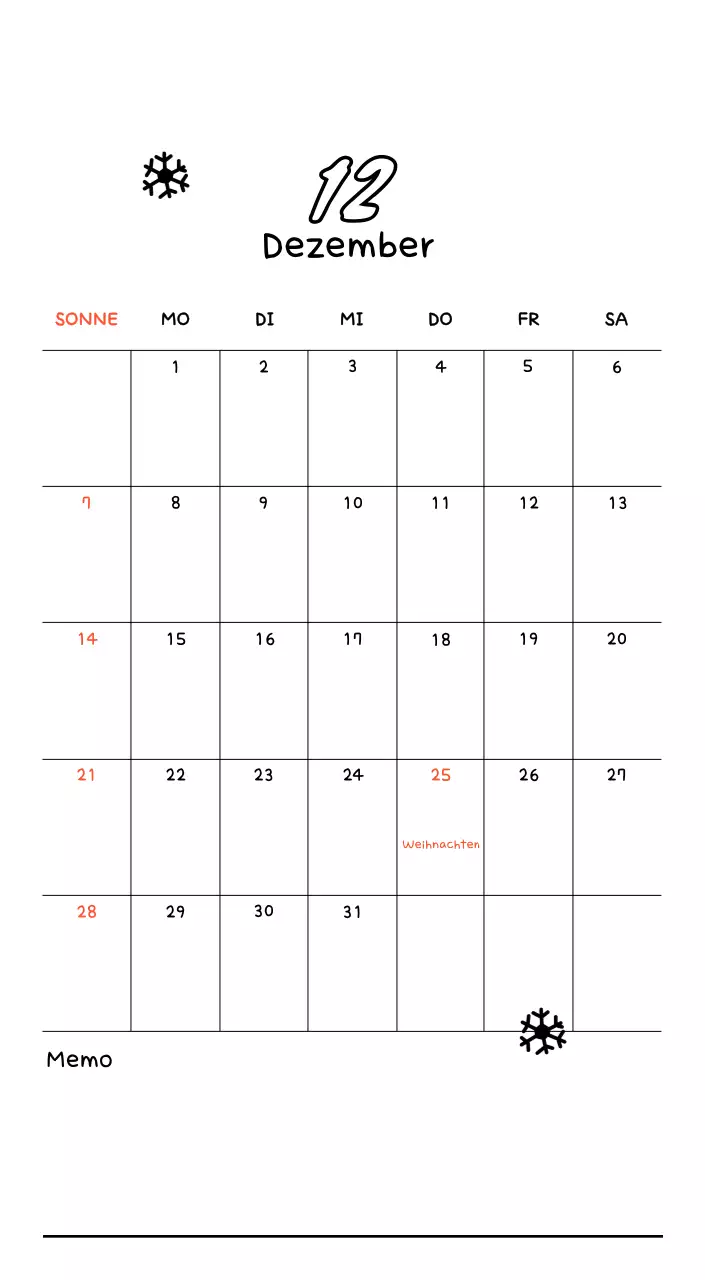 Niedlicher Fotokalender