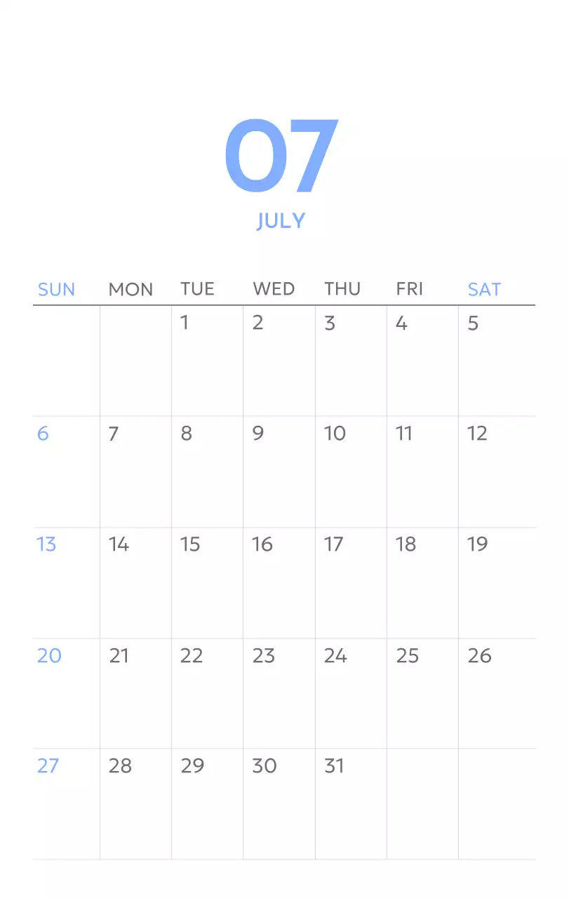 Kalender pelacak sasaran foto dengan percikan warna biru