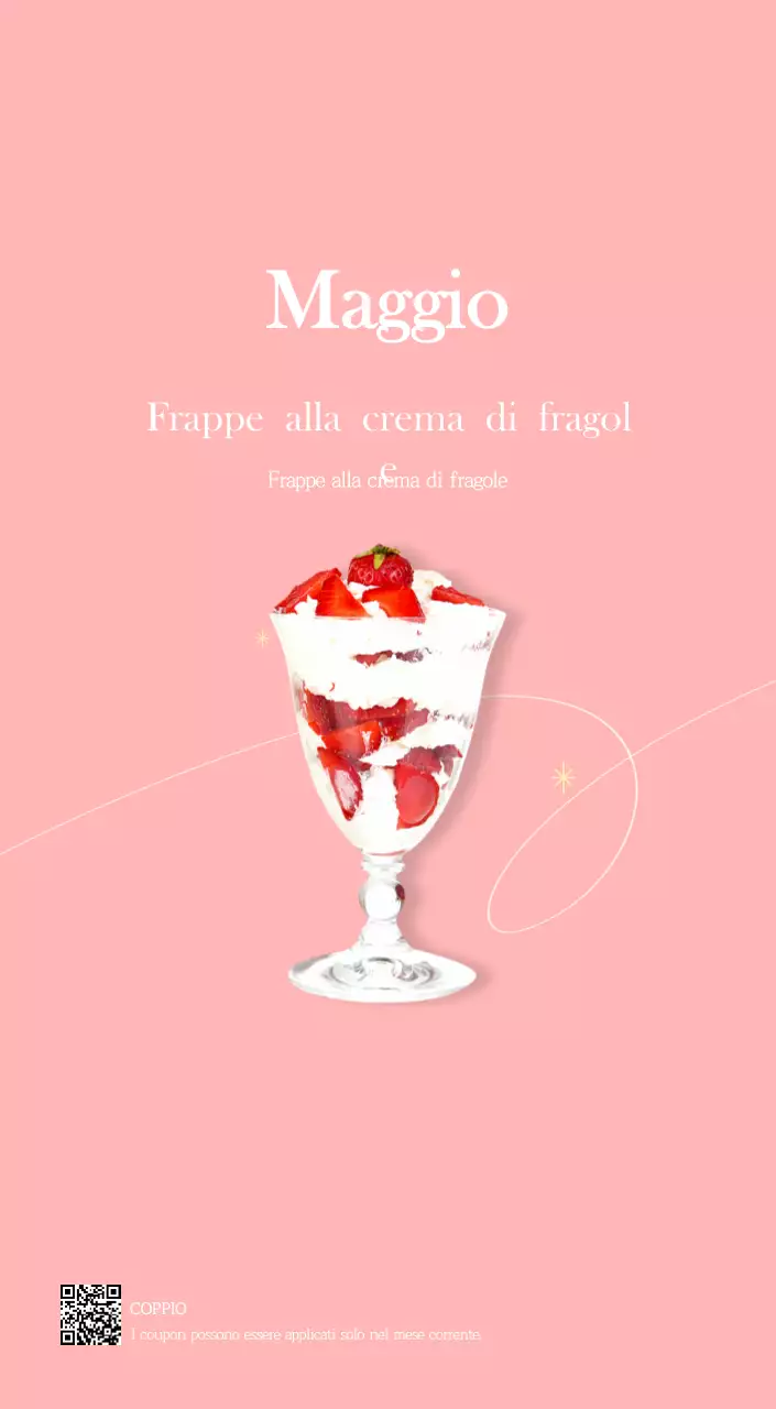 Un moderno calendario dei caffè con i consigli per la bevanda del mese