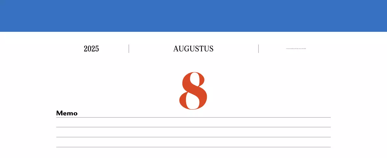 Retro concept memory kalender in rood