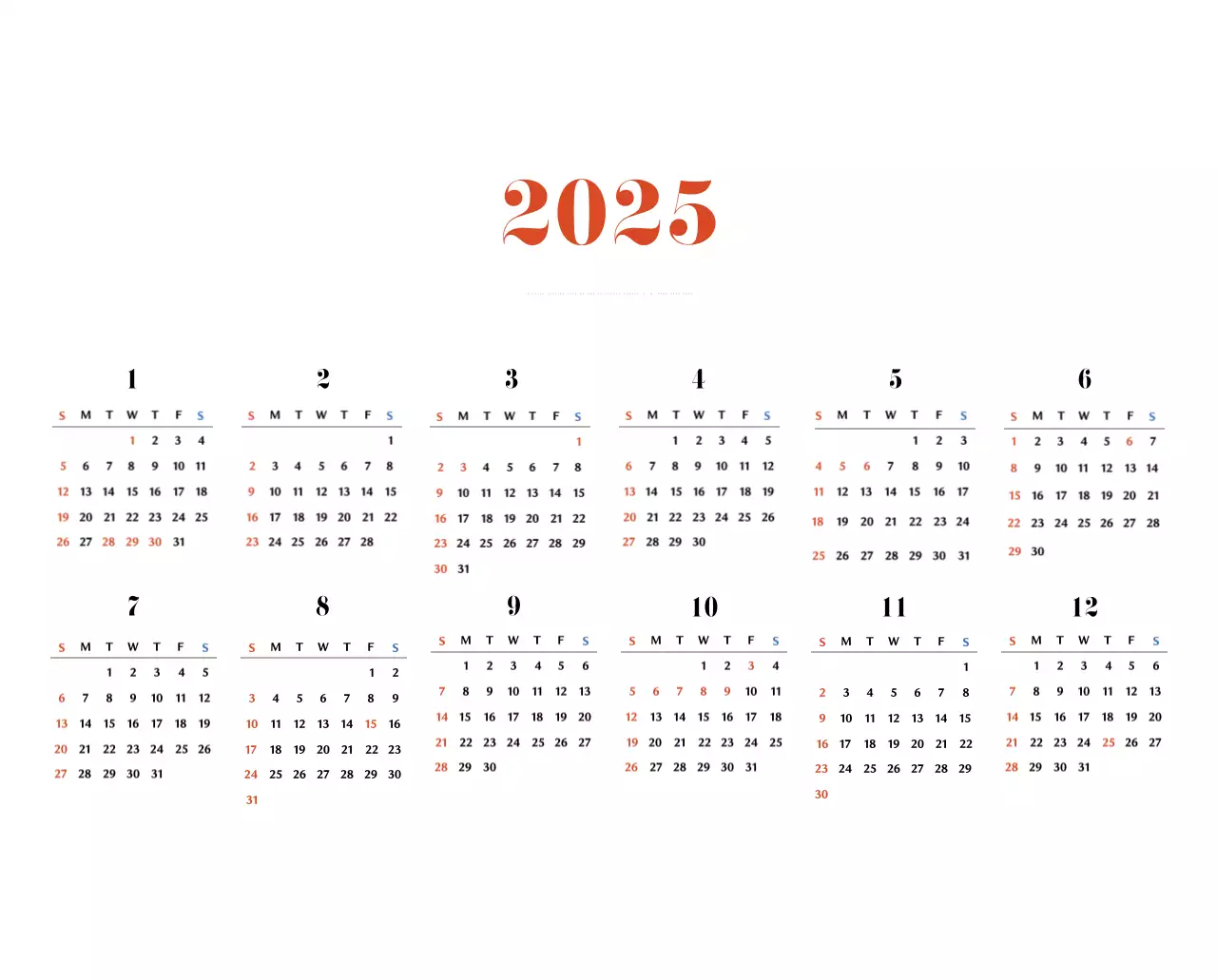 Retro-Konzept Erinnerungskalender in rot