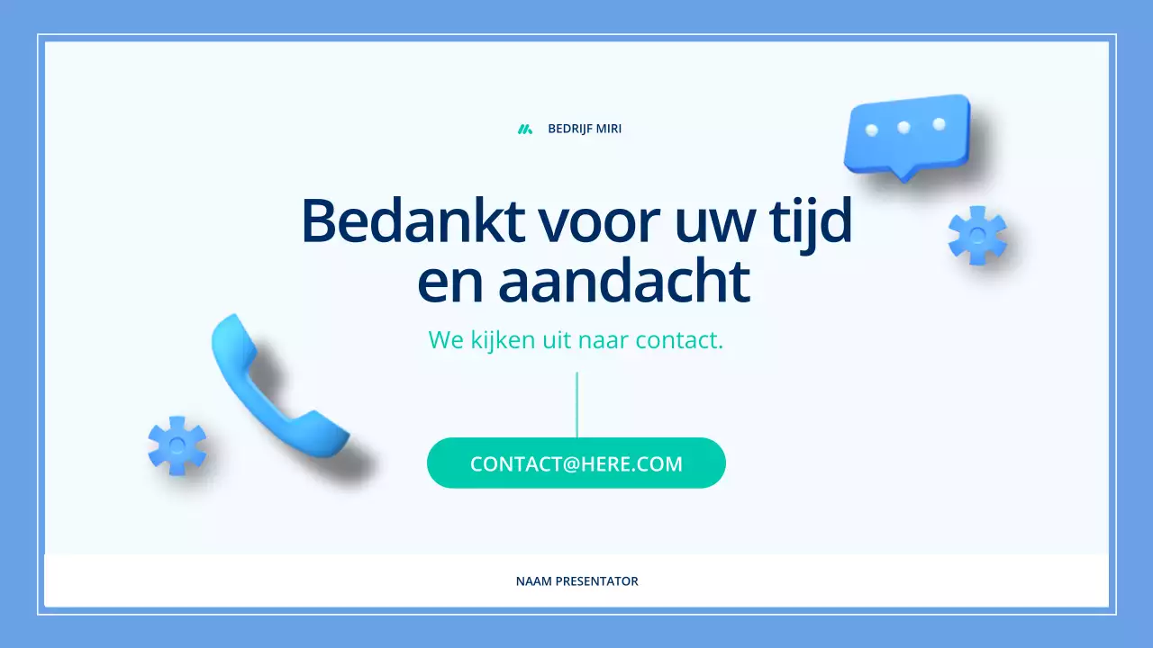 blauw modern infografisch materiaal