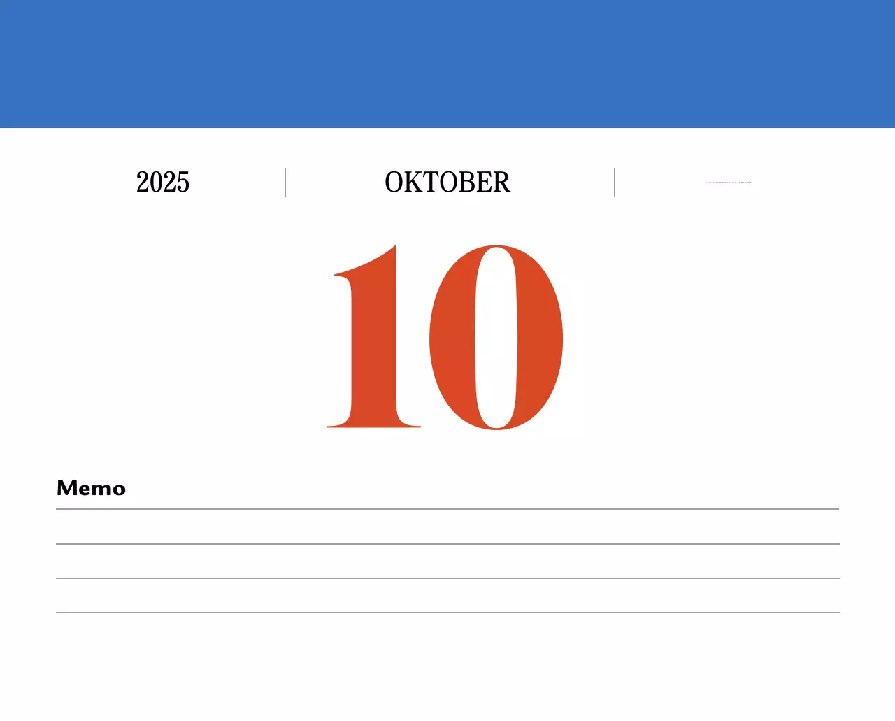 Retro-Konzept Erinnerungskalender in rot
