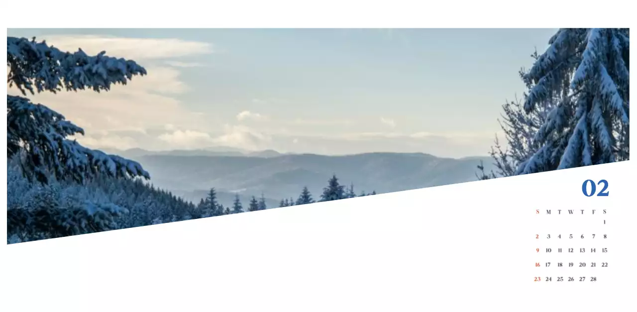 Blauer moderner Krankenhauskalender