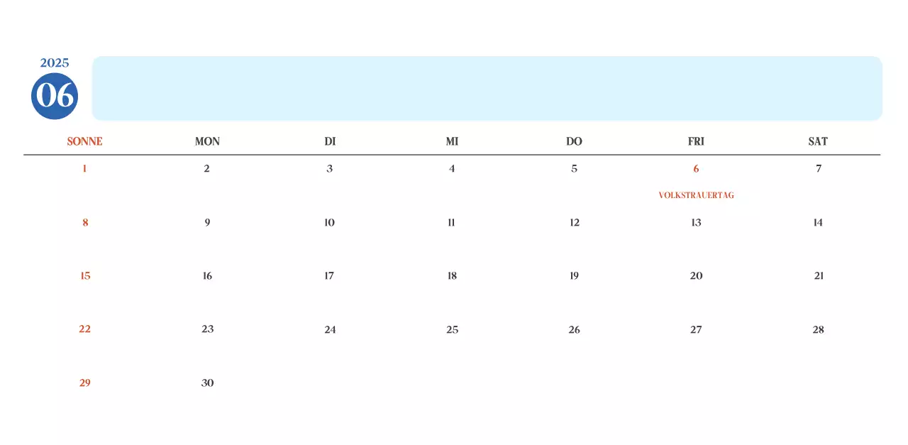 Blauer moderner Krankenhauskalender