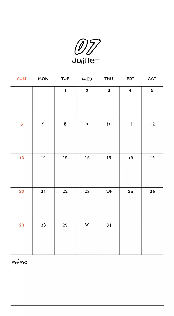 Calendrier photo mignon