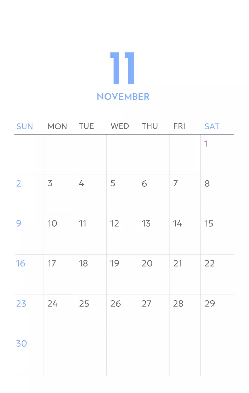 Kalender pelacak sasaran foto dengan percikan warna biru