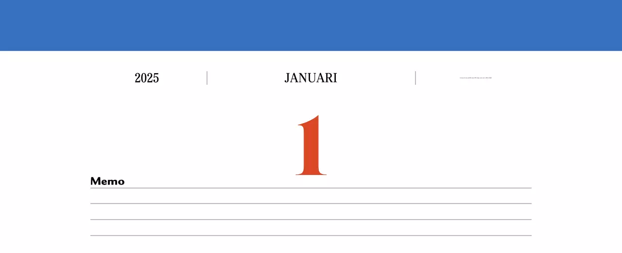 Retro concept memory kalender in rood
