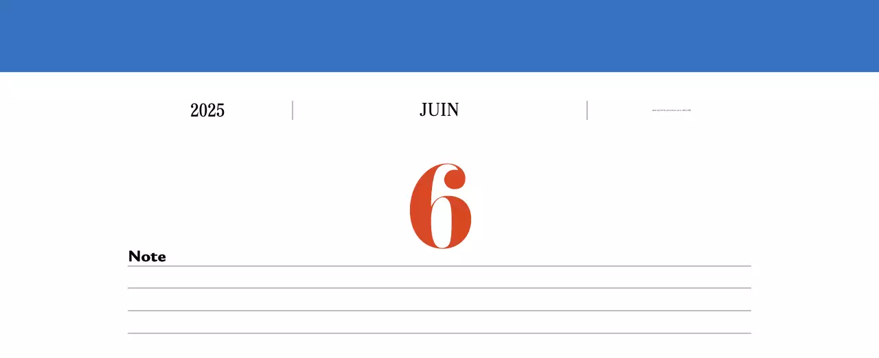 Calendrier de mémoire rétro en rouge