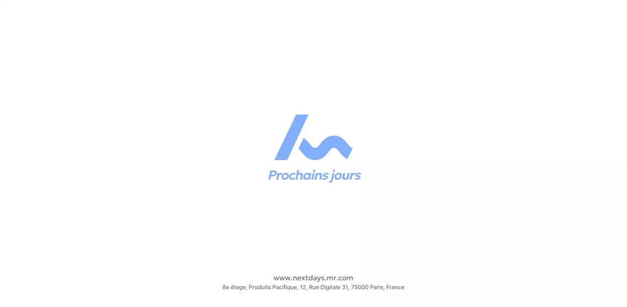 Calendrier photo de suivi des objectifs avec une touche de bleu