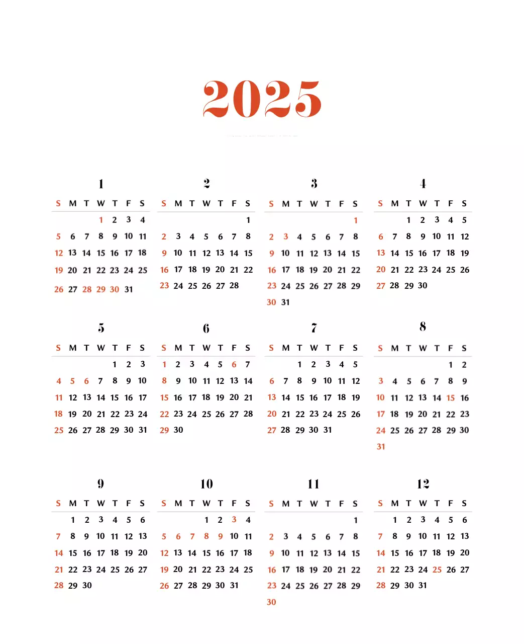 Retro-Konzept Erinnerungskalender in rot